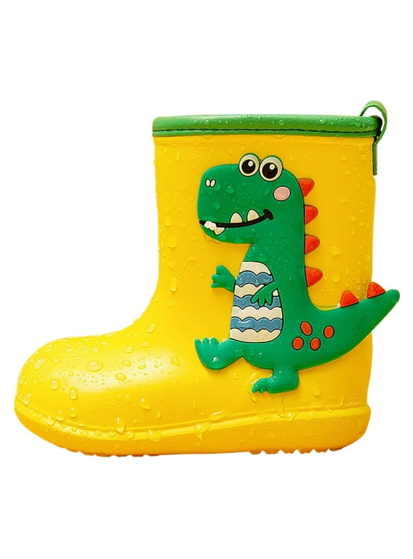 Kids Shoes Short Rain Boots For Kids Go To School Ankle Rainboot On Garden Boot Rubber Shoes Yellow