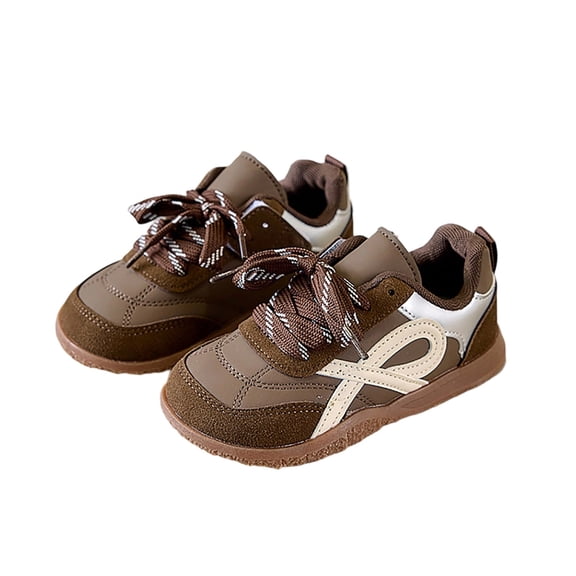 Kids Shoes Size 1 Black Zero Drop Quality Comfy Boys Sneakers Non- Walking Indoor Outdoor Sneakers