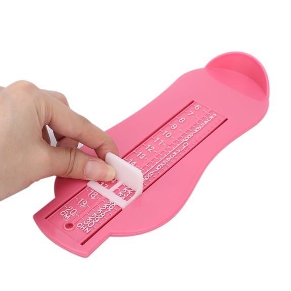 Kids Shoes Size Length Measuring Ruler Baby Foot Measurer Device, Foot Gauge Ruler Tools for Toddler Children Buying Shoes (Roseate)