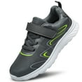thumbnail image 1 of vibdiv Kids Shoes Sneakers Boys Tennis Running Shoes Breathable Lightweight Athletic for Boys and Girls Grey Big Kid Size 5, 1 of 7