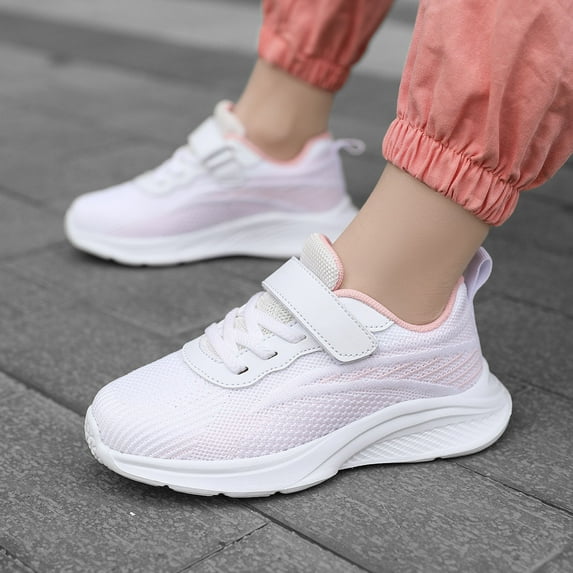 Kids Shoes,Sports Shoes Boys Indoor Outdoor Athletic Trainers Running for Active Play,Kids Sneakers,Z01 Pink,38