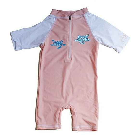 Kids Short Sleeve Nylon/Spandex UV Protection Rash Guard Sun Suit