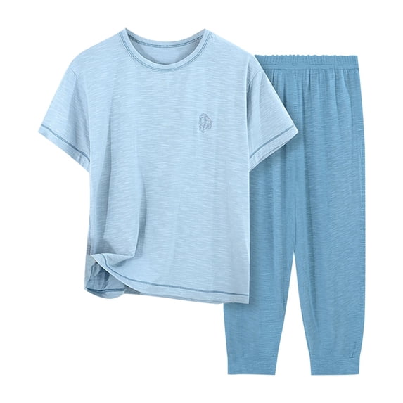 Kids Short Sleeve Pajama Set Boys Girls 2pcs Pj'S Sleepwear Set for 2-16 Years