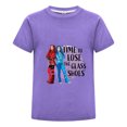 thumbnail image 1 of Kids Short Sleeve T-Shirt – Descendants 4 Red Character Graphic Tee for Girls, 1 of 4