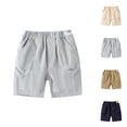 thumbnail image 1 of Kids Shorts Boys Boys Casual Shorts Toddler Girls Boys Kids Sport Solid Spring Summer Shorts Clothes Casual Shorts Fashion Shorts, 1 of 5