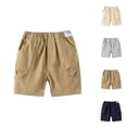 thumbnail image 1 of Kids Shorts Boys Boys Casual Shorts Toddler Girls Boys Kids Sport Solid Spring Summer Shorts Clothes Casual Shorts Fashion Shorts, 1 of 5