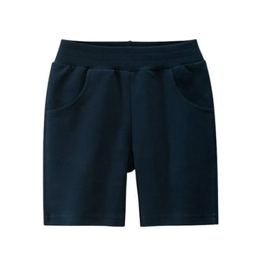 Kids Shorts Boys Elastic Waist Drawstring Casual Summer Shorts Boys Shorts Size 4-6 Years