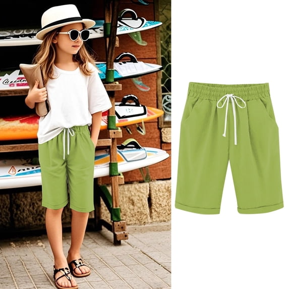 Kids Shorts Boys Elastic Waist Jogger Hiking Gear Kids Shorts 13-14 Years