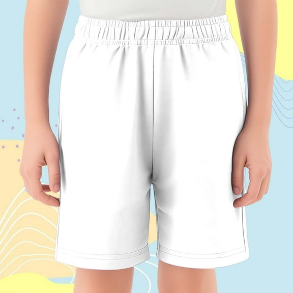 Kids Shorts Boys Elastic Waist Pull-On Hiking Gear Toddler Girl Clothes 11-12 Years