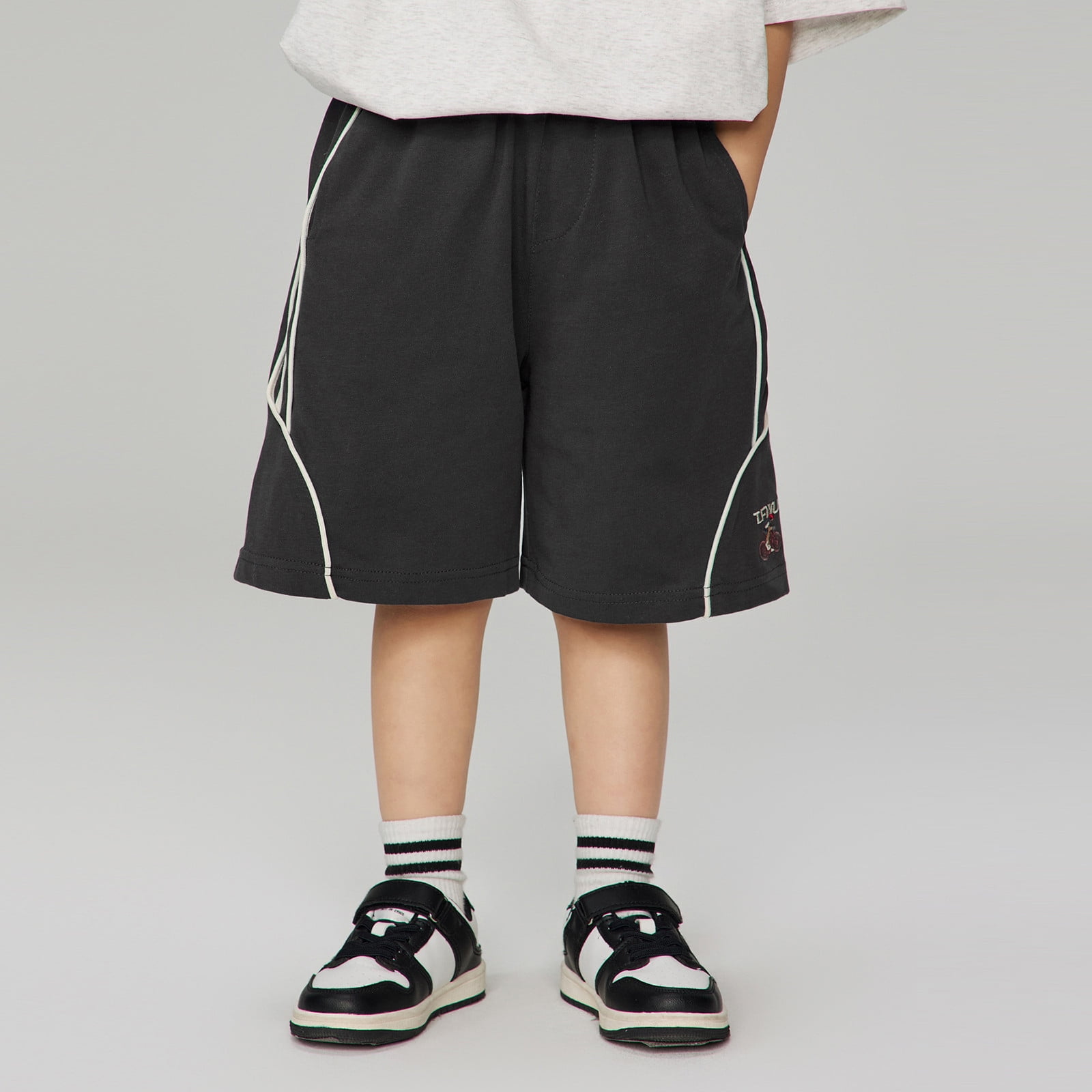Kids Shorts Boys Elastic Waist School Kids Casual Boys Sports Shorts ...