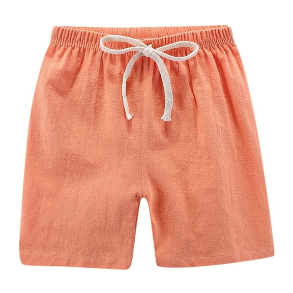Kids Shorts Casual Linen Straight Leg Regular Shorts Boy Clothes Summer Boy Clothes 8-10 Years Boys Clothes