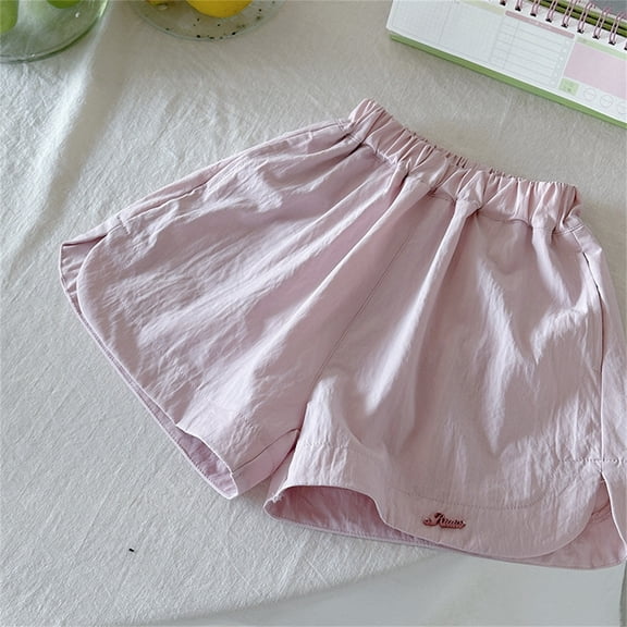 Kids Shorts Girls Casual A Line Wide Leg Elastic Shorts Girl Summer Clothes Baby Clothes for Girls 4-5 Years Girls Clothes