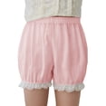 thumbnail image 1 of Kids Shorts Loose Fit Pink Shorts High Waisted Uniform Shirts for Girls 13-14 Years, 1 of 3