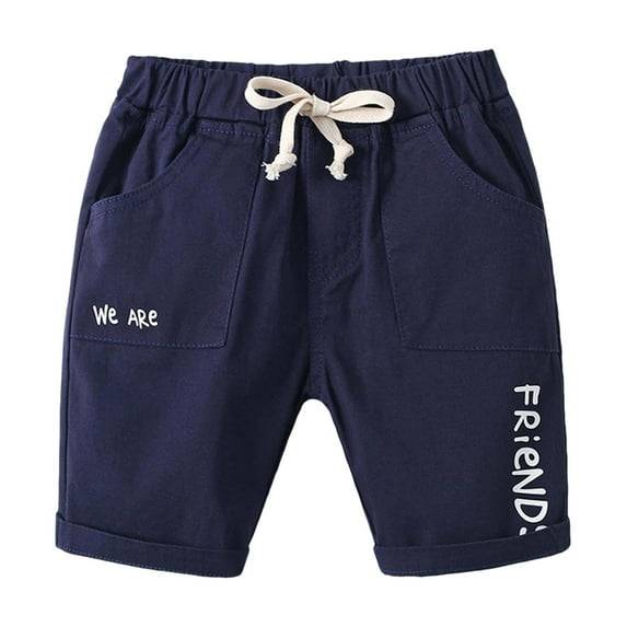 Kids Shorts Stretchy Relaxed Pull-On Boy Summer Outfit Boys Soccer Shorts 4-5 Years