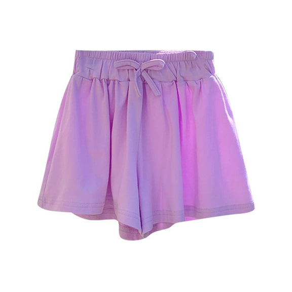 Kids Shorts for Girls Casual Loose Fit Elastic Waist Shorts Girl Summer Outfits Beach Shorts 7-8 Years Girls Clothes