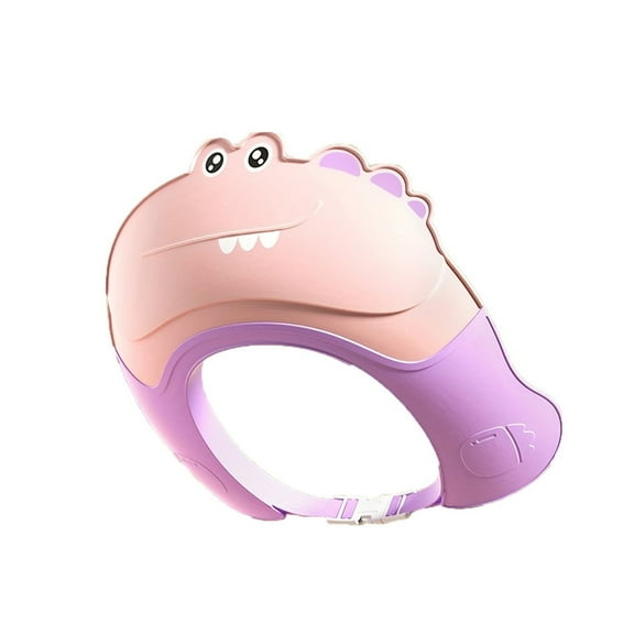 Kids Shower Cap – Dinosaur-Shaped Bath Visor Hat for Babies & Toddlers 0-9 | Waterproof Eye/Ear Protector Makes Bath Time Fun & Splash-Free