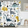thumbnail image 1 of Kids Shower Curtain, Girls Shower Curtain, Boys Shower Curtain, Funny Words Teen Motivational Shower Curtains, 72W x 72H inch Extra Long Wide Shower Curtain with Hooks Kids Bathroom Decor, 1 of 6