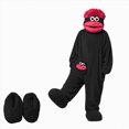thumbnail image 1 of Dagaeig Kids Silly Big Mouth Monster Wearable Onesie Funny Cozy Hooded Plush One Piece Loungwear, 1 of 7
