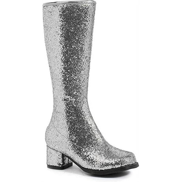 Grey sparkle boots clearance