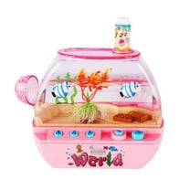 Kids Simulation Aquarium Toy with LED Lights and Music Interactive Fish Tank Playset STEM Learning Educational Gift for Children Ages 3 