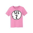 thumbnail image 1 of Kids Sis 2 Thing Short-Sleeve T-Shirt - Pink - L, 1 of 1