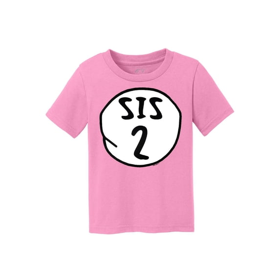 Kids Sis 2 Thing Short-Sleeve T-Shirt - Pink - L
