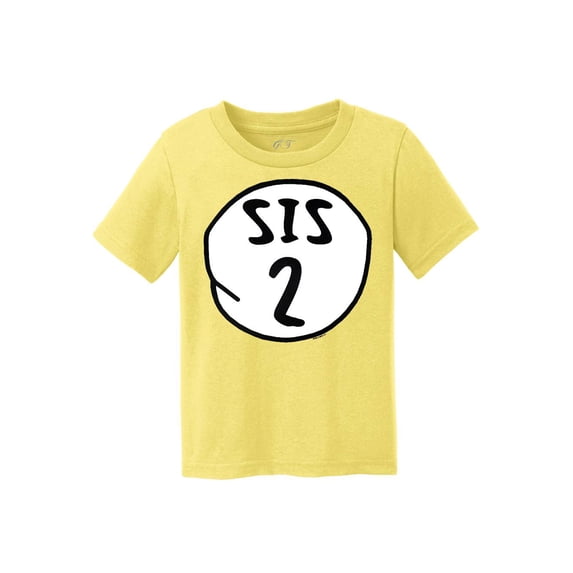 Kids Sis 2 Thing Short-Sleeve T-Shirt - Yellow - L