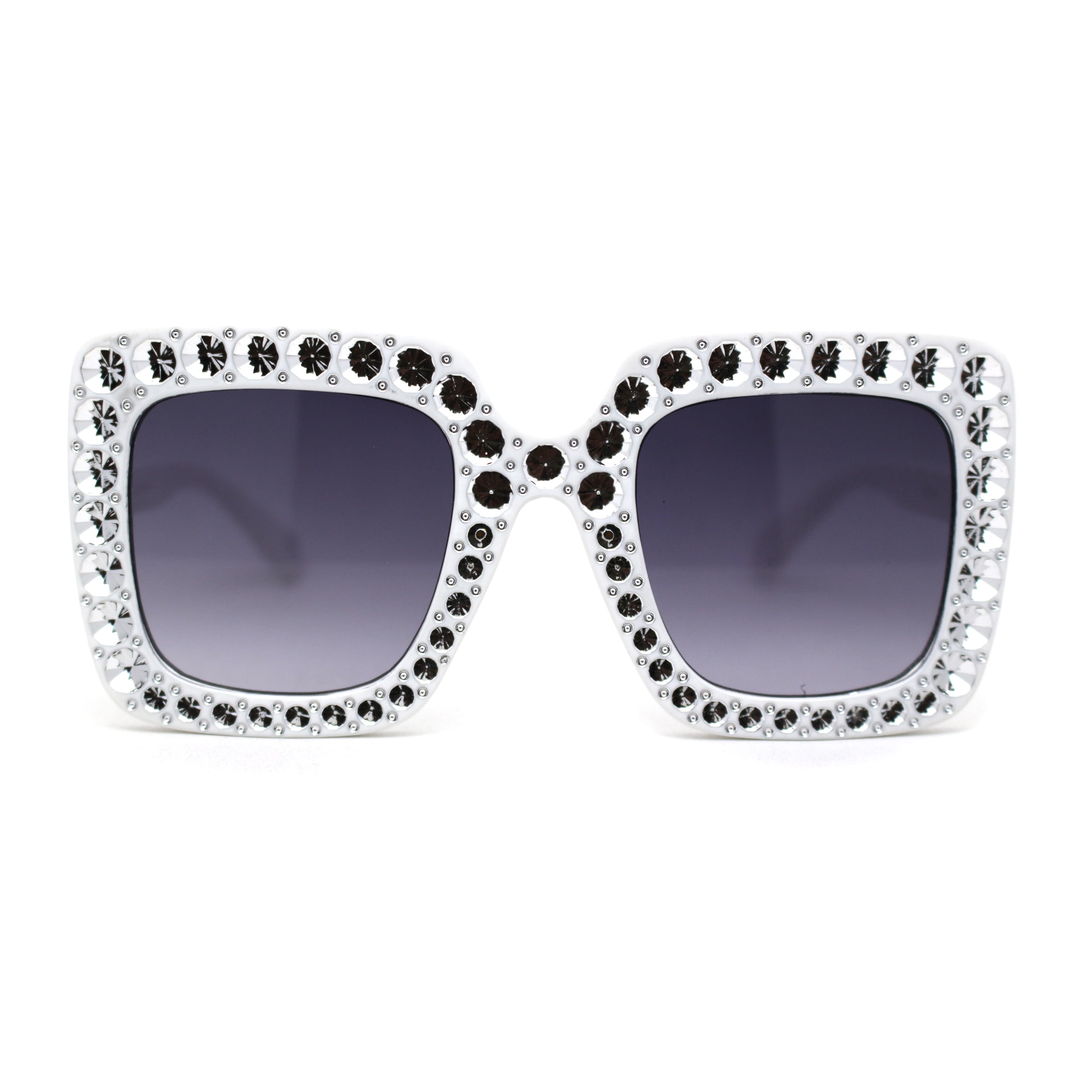 Gucci White Oversized Square-Butterfly Sunglasses Send this as a Valentine main image 3