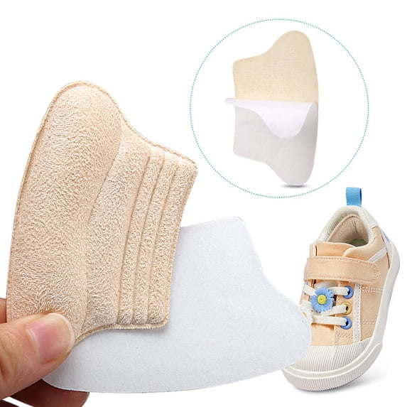Kids Size Reducing Heel Inserts, Soft Invisible Anti-Slip Trimmable Pads for Sports Shoes,8pcs,2.95" × 1.77" × 0.24"