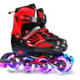 thumbnail image 1 of Kids Skate Shoes For Kids Adjustable Illuminating Inline Skates With Light Up Wheels For Kids And Youth Girls Boys Inline Skates, 1 of 7
