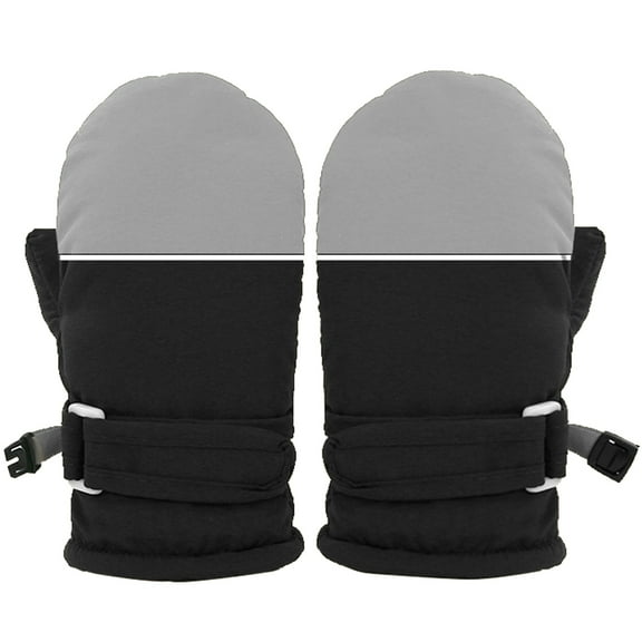 Kids Ski Gloves Splashproof Mittens Adjustable Buckle Baby Ice Skating Gloves Windproof Children Winter Warm Snow Gloves