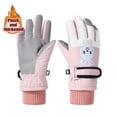 thumbnail image 1 of Kids Ski Gloves for Outdoor Sports4-9 Years Toddler Kids Boys Girls Gloves Winter Outdoor Windproof Warm Lock Temperature Ski Gloves on Clearance, 1 of 5