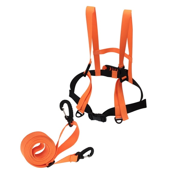Kids Ski Harness Ski Shoulder Harness Skating Training Safety Straps with Handle Removable Leash for Children Beginners