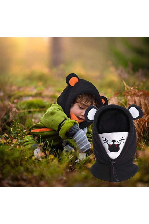 Winter Kids Ski Hat for Boys and Girls - Washable Winter Headwear with Windproof Warmth for Cold Weather Gear
