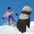 thumbnail image 1 of Kids Ski Snow Gloves Winter Cold Weather Windproof Warm Snowboard Sport Mittens for Boys Girls, 1 of 5