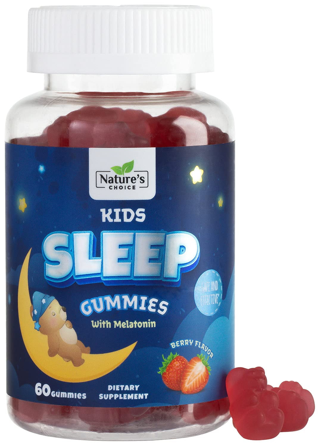 Kids Sleep Gummies, 1mg Melatonin Gummy, Fast Acting Melatonin Gummy