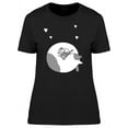 thumbnail image 1 of Kids Sleeping Around Her Cat Mom T-Shirt Women -Image by Shutterstock, Female Small, 1 of 2