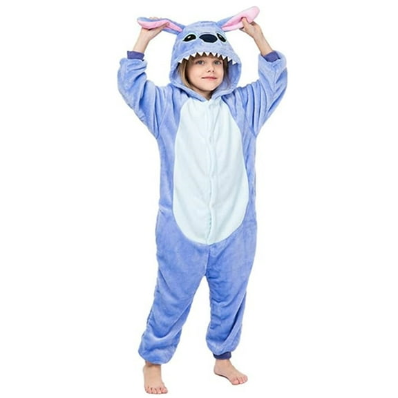 Kids Sleepwear Holiday Pajamas Boys Girls Onesie Cosplay Cartoon Hooded Animals Jumpsuits