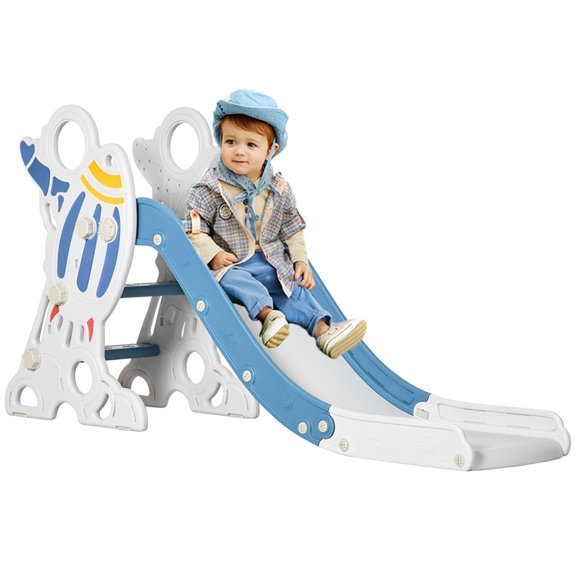 Kids Slide for Indoor and Outdoor, Freestanding Slide for Toddler Playground Slipping Slide Climber Toy Playset