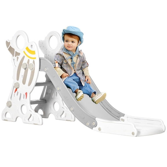 Kids Slide for Indoor and Outdoor, Freestanding Slide for Toddler Playground Slipping Slide Climber Toy Playset