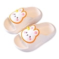 thumbnail image 1 of Kids Slip-On Slide Slippers Girls Toddler Cloud Slides Animal Quick Drying Beach Pool Shower Flip Flops, 1 of 4
