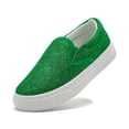 thumbnail image 1 of Kids Slip On Sneakers Girls Boys Glitter Shoes Low Top Toddler Canvas Casual Shoes Comfortable Sequins Walking Shoes, 1 of 6