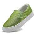 thumbnail image 1 of Kids Slip On Sneakers Girls Boys Glitter Shoes Low Top Toddler Canvas Casual Shoes Comfortable Sequins Walking Shoes, 1 of 6
