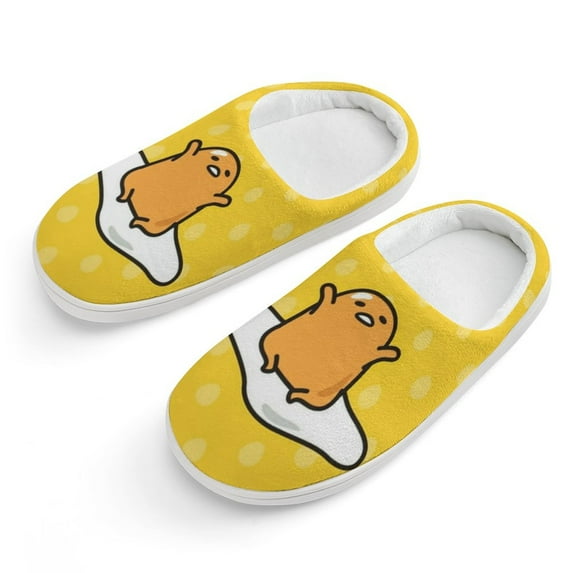 Kids Slippers Gudetama House Slippers Warm Soft Plush Slipper Anti-Slip Winter Fluffy House Shoes for Boys Girls