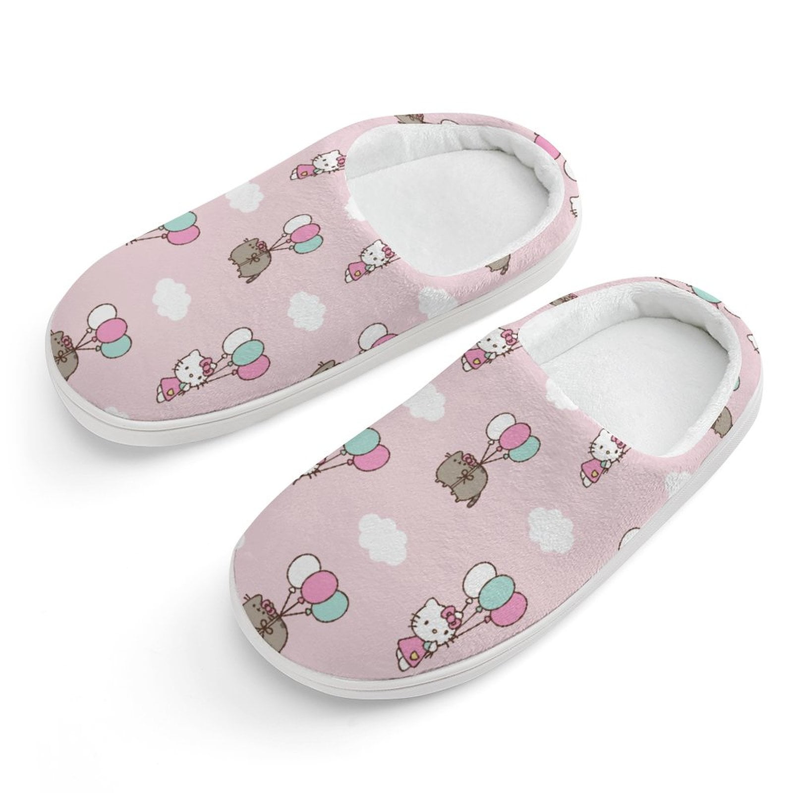 Kids Slippers Hello Kitty House Slippers Warm Soft Plush Slipper Anti ...