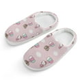 thumbnail image 1 of Kids Slippers Hello Kitty House Slippers Warm Soft Plush Slipper Anti-Slip Winter Fluffy House Shoes for Boys Girls, 1 of 7