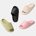 thumbnail image 1 of Kids Slippers for Girls Girls Bow Slippers Cute Summer Flip Flops Cushion Thick Sole Large Bow Kawaii Platform Cloud Slides Home Sandals, 1 of 6