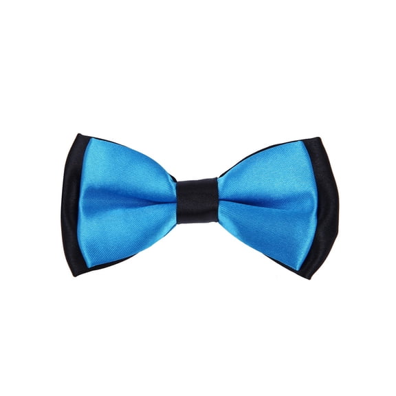 Kids Small 2-Tone Adjustable Tuxedo Neck Bowtie Bow Tie