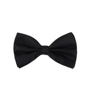 TRENDSBLUE Kids Small Solid Color Adjustable Tuxedo Neck Bowtie Bow Tie