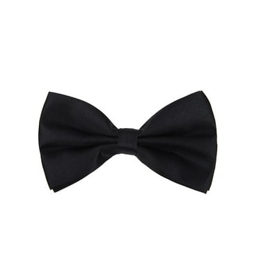 Kids Small Solid Color Adjustable Tuxedo Neck Bowtie Bow Tie